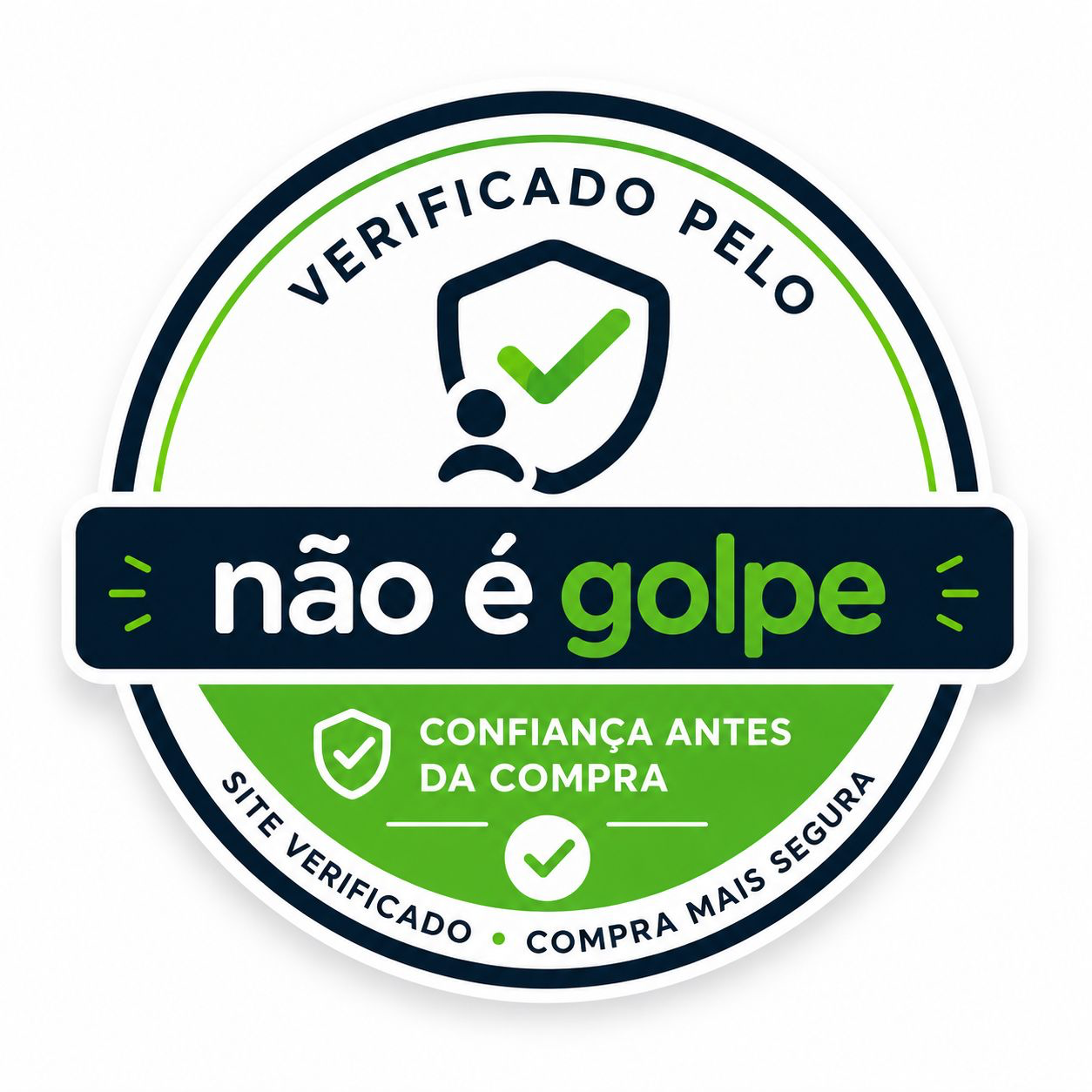 Selo oficial Verificada pelo Não É Golpe